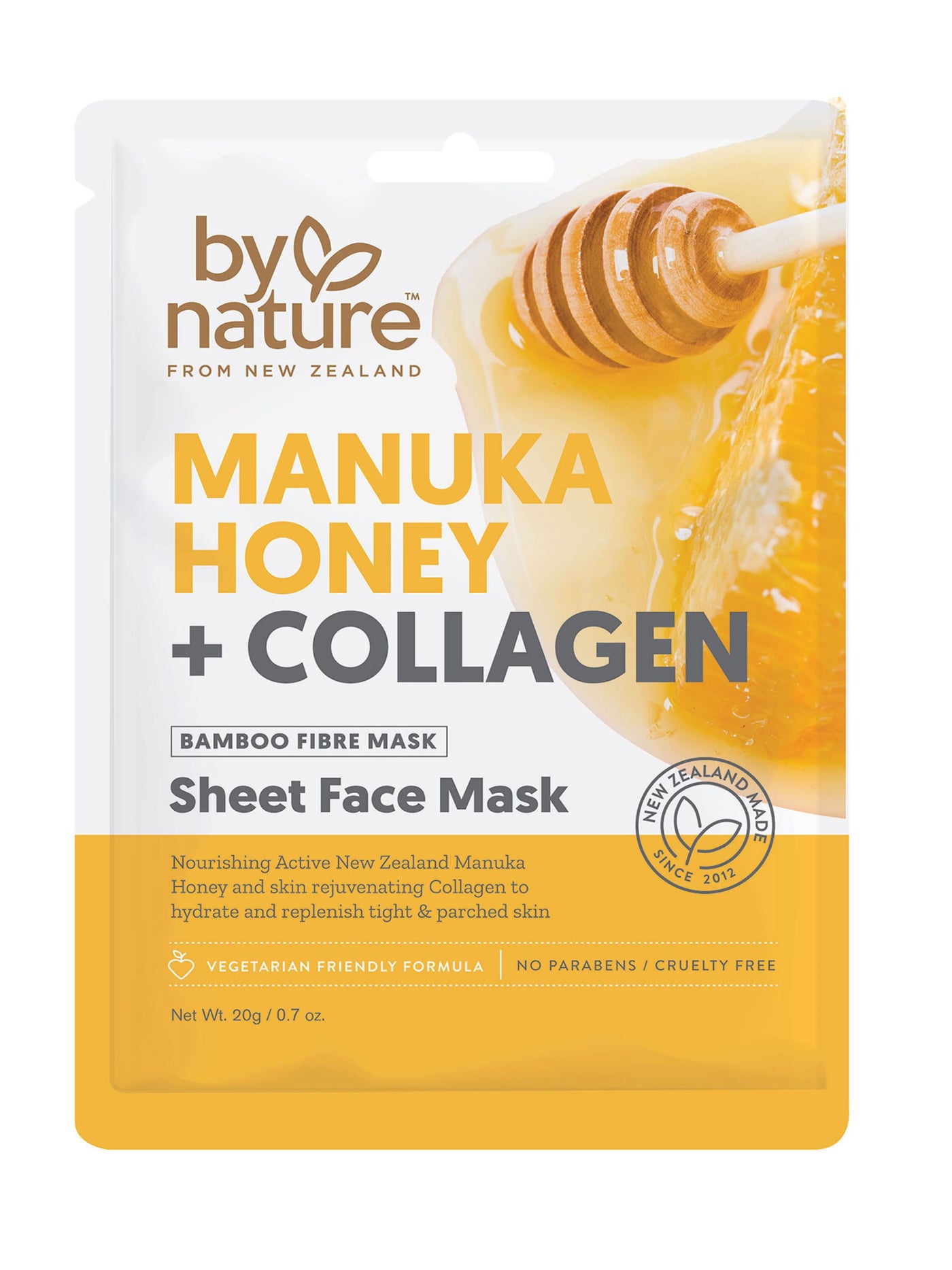 Manuka Honey & Collagen Sheet Face Mask
